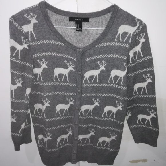 Reindeer cardigan S - Picture 1 of 1